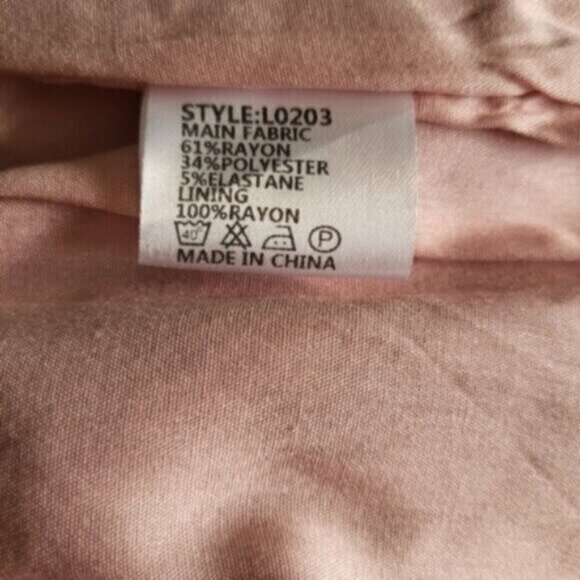 Pink Wide Leg Pantsuit / Jumpsuit NWT Women's Sz XL - Picture 15 of 16